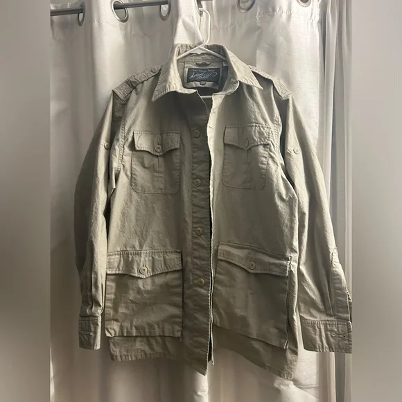Lord & Taylor Men’s Khaki jacket size L - Picture 2 of 5
